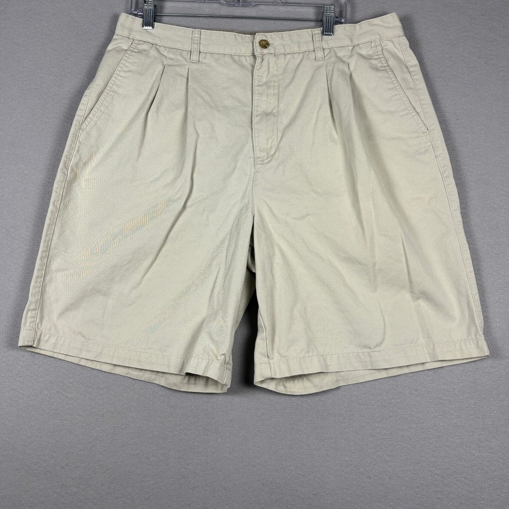 Catalina Navigator Short Pleated Chino Shorts 38 (36 Actual) Stone Tan